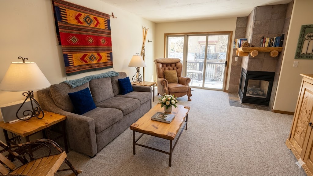 Cozy mountain cabin living area — ALPO Services